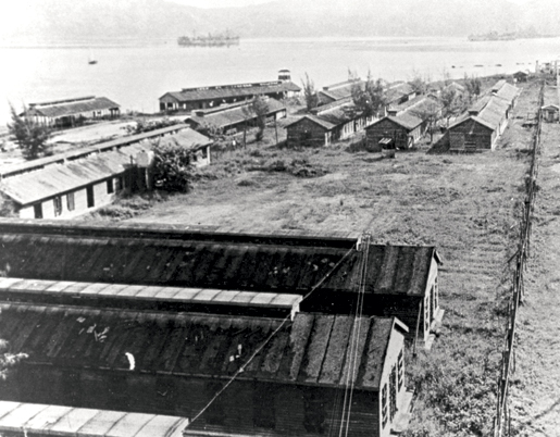 Le camp du North Point. [PHOTO : MUSÉE CANADIEN DE LA GUERRE-19770323-019]