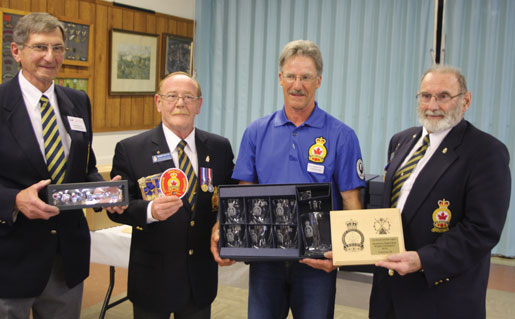 Brian Bartkow (3e de g. à d.) Tom Doherty, Norman Shelton et Richmond Nixon. [PHOTO : SHANE ROCKLAND FOWLER]