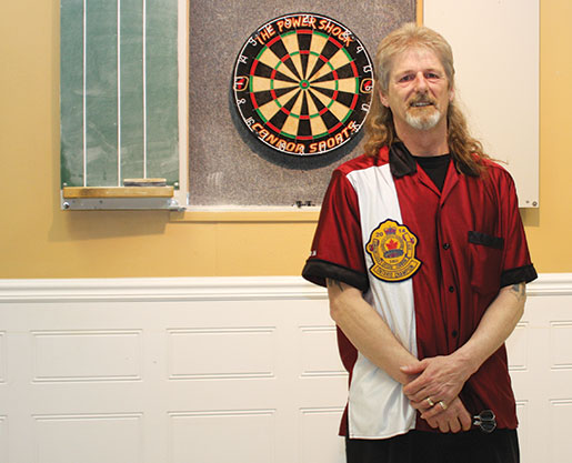 Le champion chez les simples,  Gordon Miles, de la filiale Orillia (Ont.) [PHOTO : SHARON ADAMS]