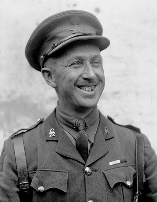 Le major Georges Vanier, juin 1918. [PHOTO : ERNEST MAUNDER, MINISTÈRE DE LA DEFENSE NATIONALE, BIBLIOTHÈQUE ET ARCHIVES CANADA—PA002777]